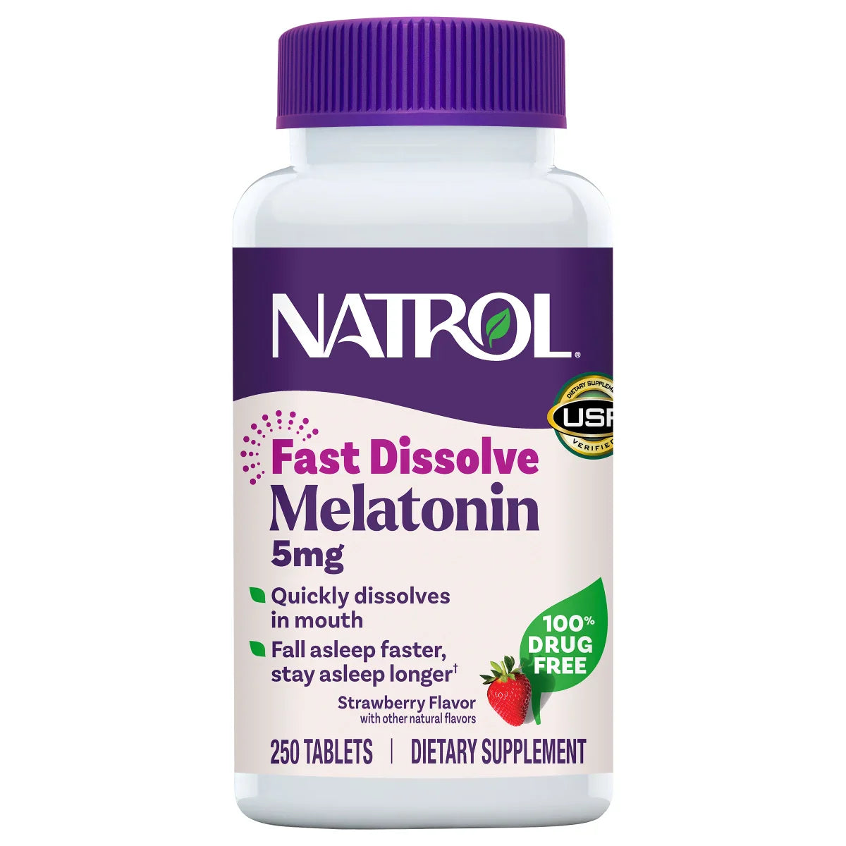 Melatonina Natrol 5MG - 250 Tabletes (8 Messes)